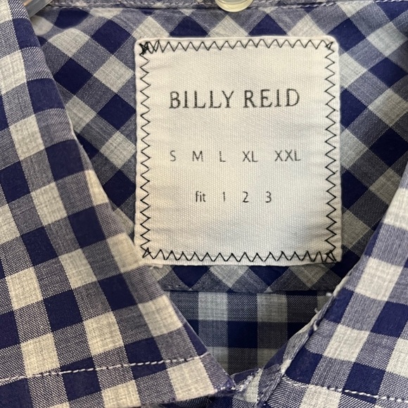 Billy Reid Checked Plaid Button Down Shirt - Picture 4 of 12